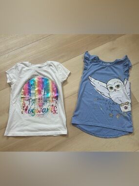 Girls Harry Potter tshirts 7/8